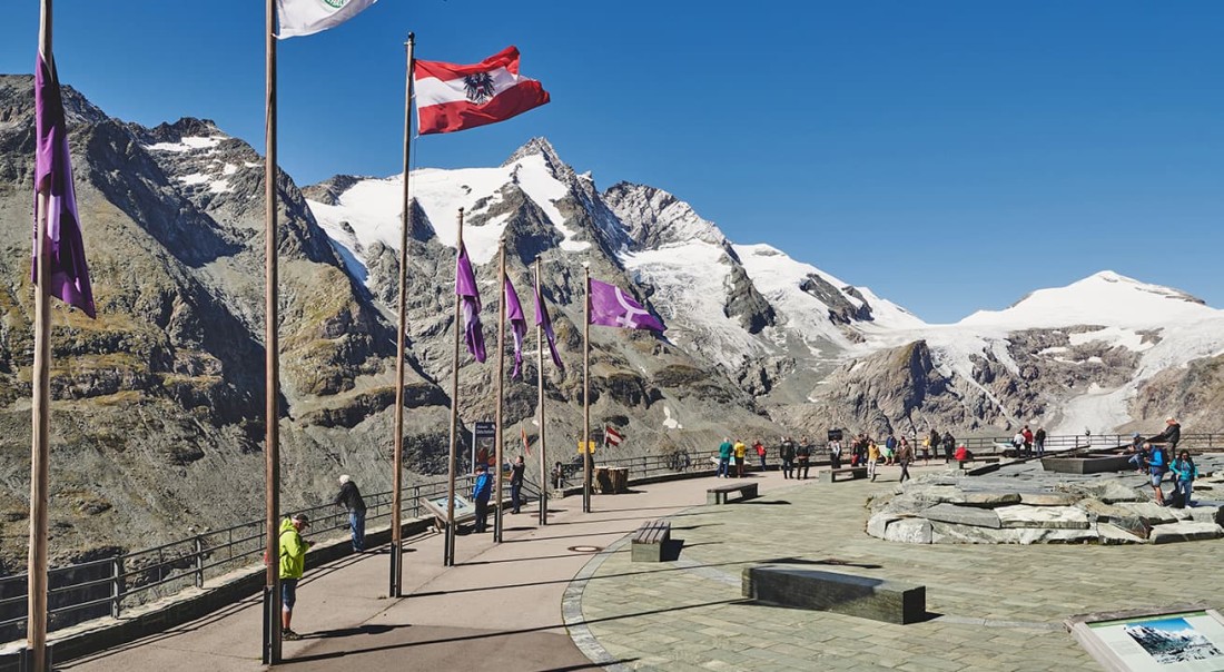 Franz-Josefs-H&ouml;he am Ende der Gro&szlig;glockner Hochalpenstra&szlig;e