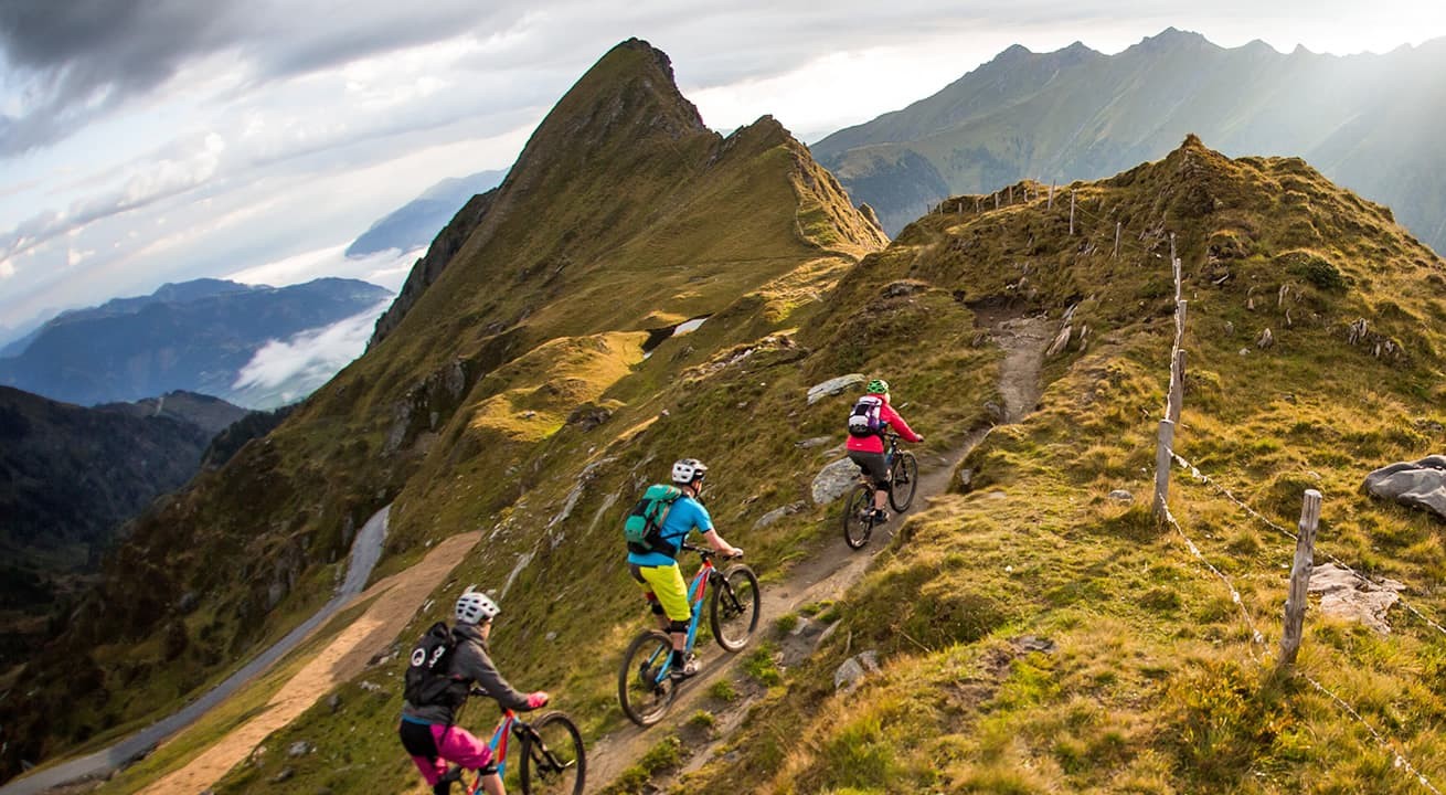 Mountainbiketour am Kitzsteinhorn beim Bikeurlaub im Hotel Kaprunerhof
