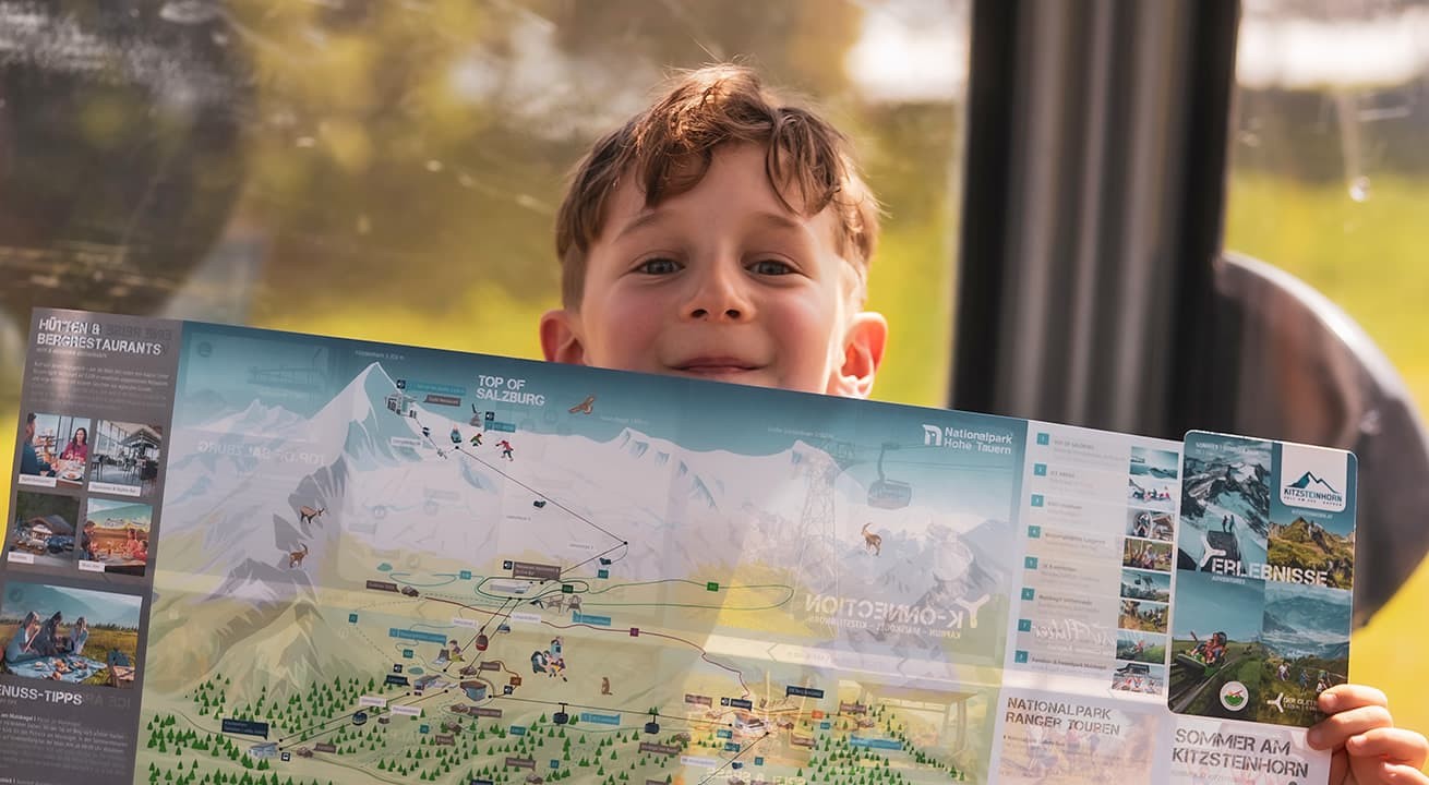 Kostenlose Fahrt mit der Bergbahn f&uuml;r die ganze Familie mit der Sommerkarte