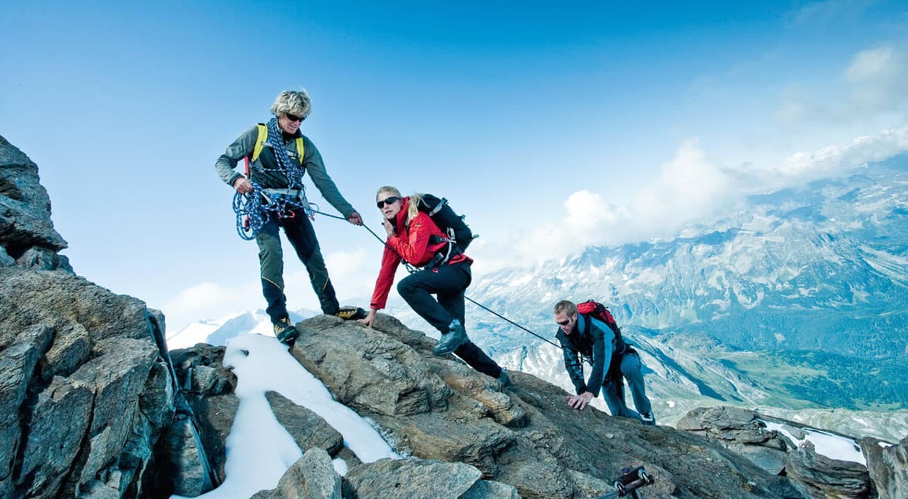 Seilschaft am Kitzsteinhorn