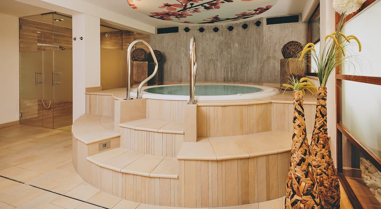 Hot-Whirlpool im Wellnesshotel Kaprunerhof
