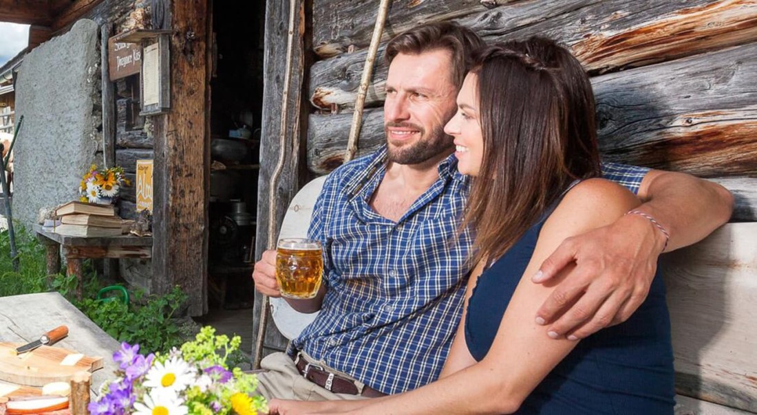 Rast auf einer Almh&uuml;tte