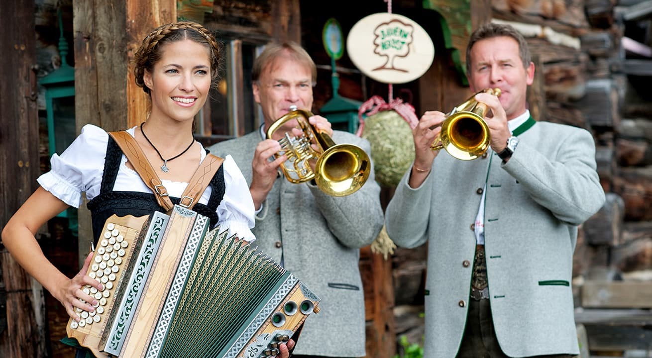 Volksmusikgruppe beim Salzburger Bauernherbst