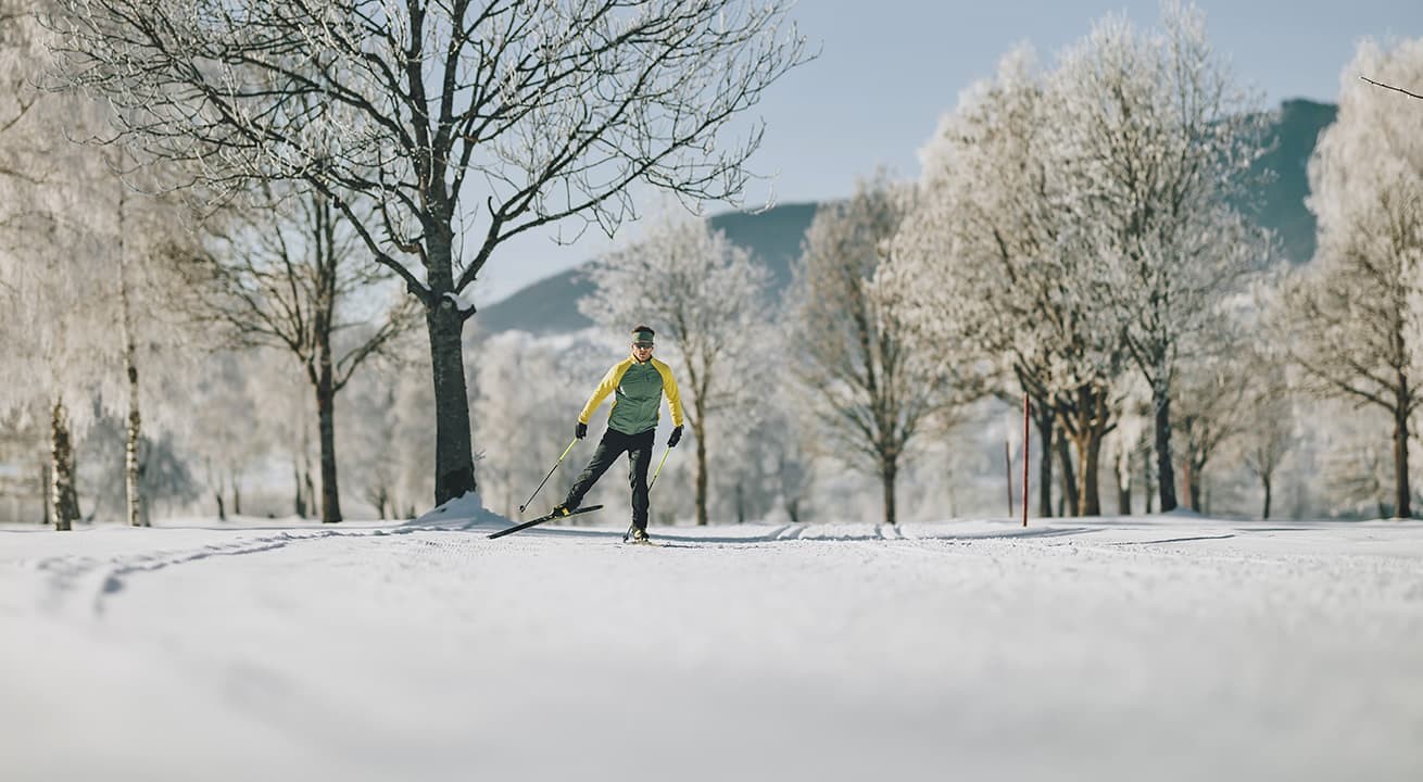 Langlaufen beim Winterurlaub im Hotel Kaprunerhof