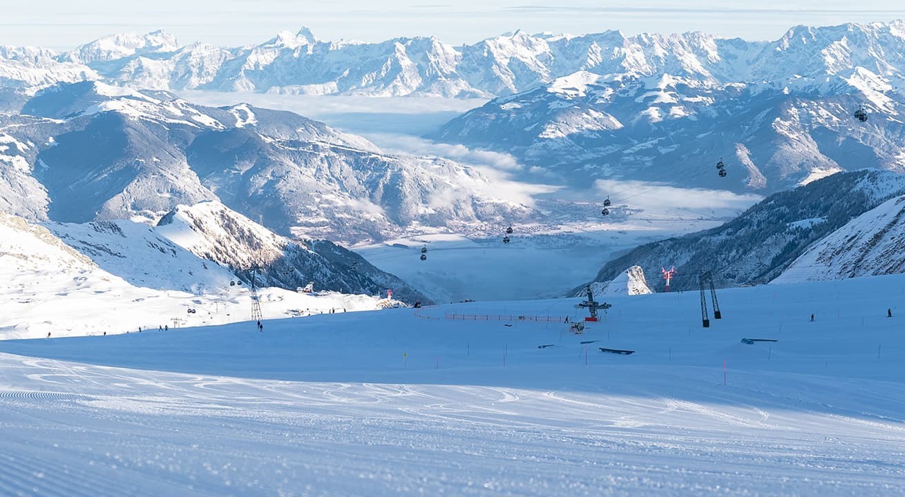Gletscherskigebiet Kitzsteinhorn im Nationalpark Hohe Tauern