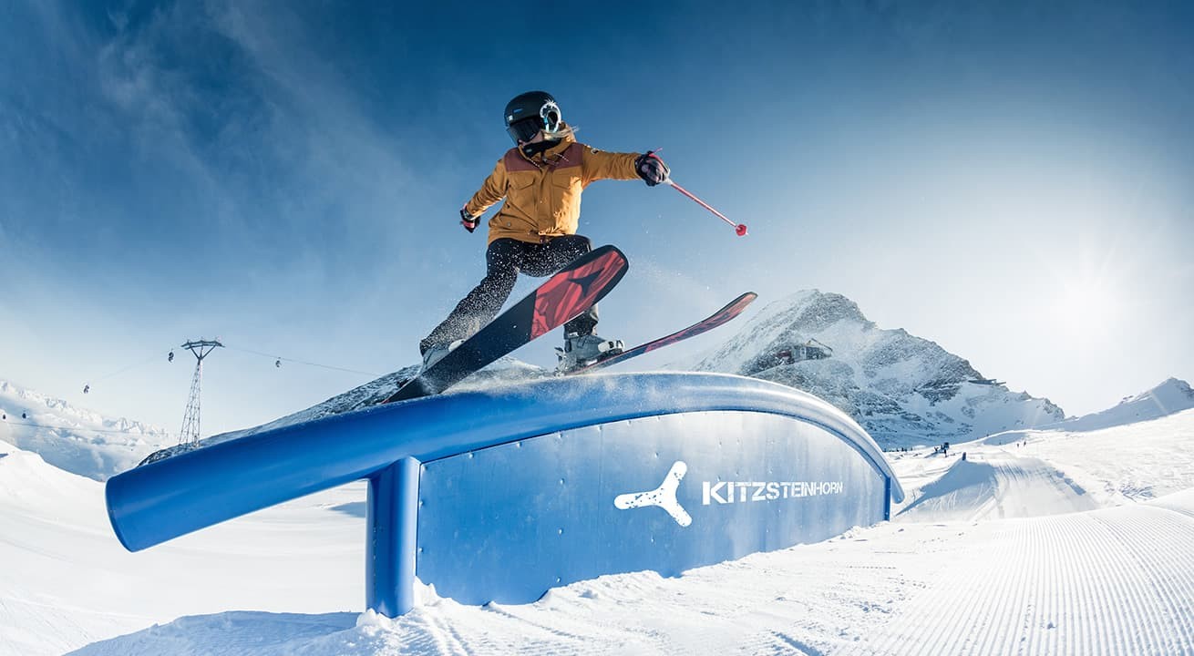 Im Easypark am Gletscher