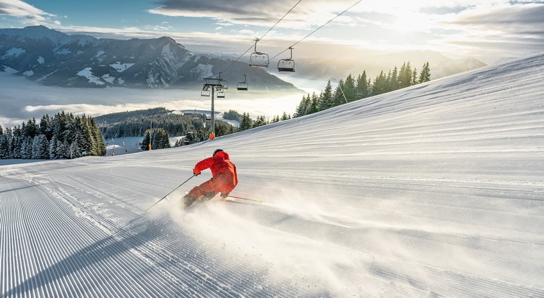 Skifahren im Skigebiet Schmittenh&ouml;he in Zell am See