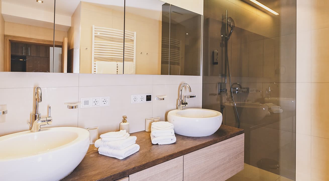 Badezimmer Familiensuite 