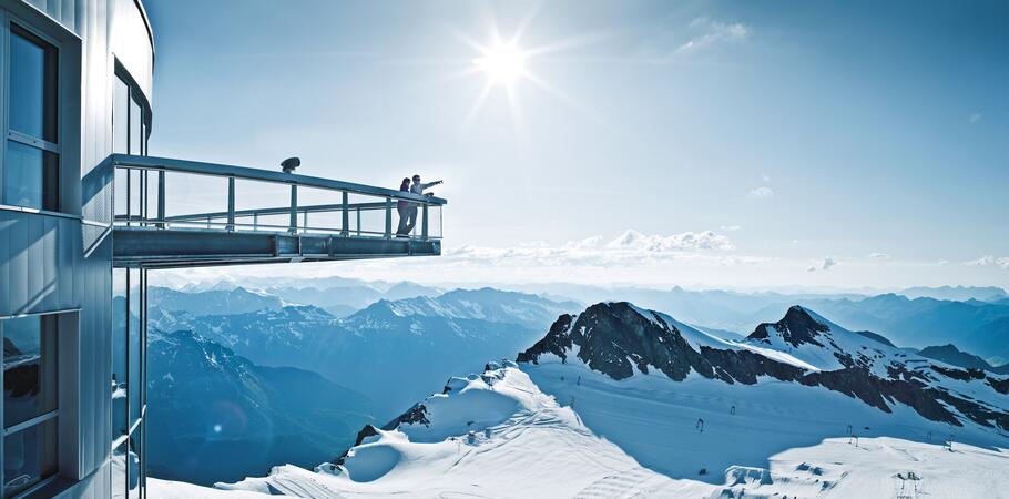 aussichtsplattform kitzsteinhorn winterurlaub