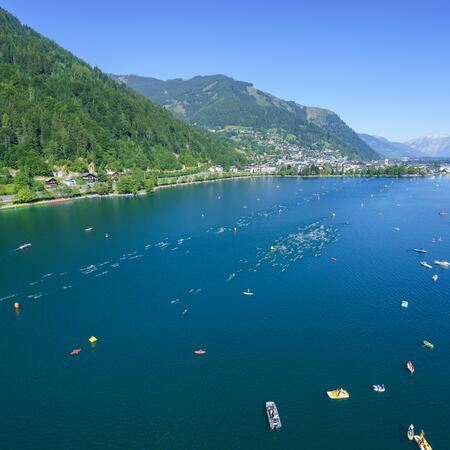 schwimmstrecke ironman zell am see-kaprun
