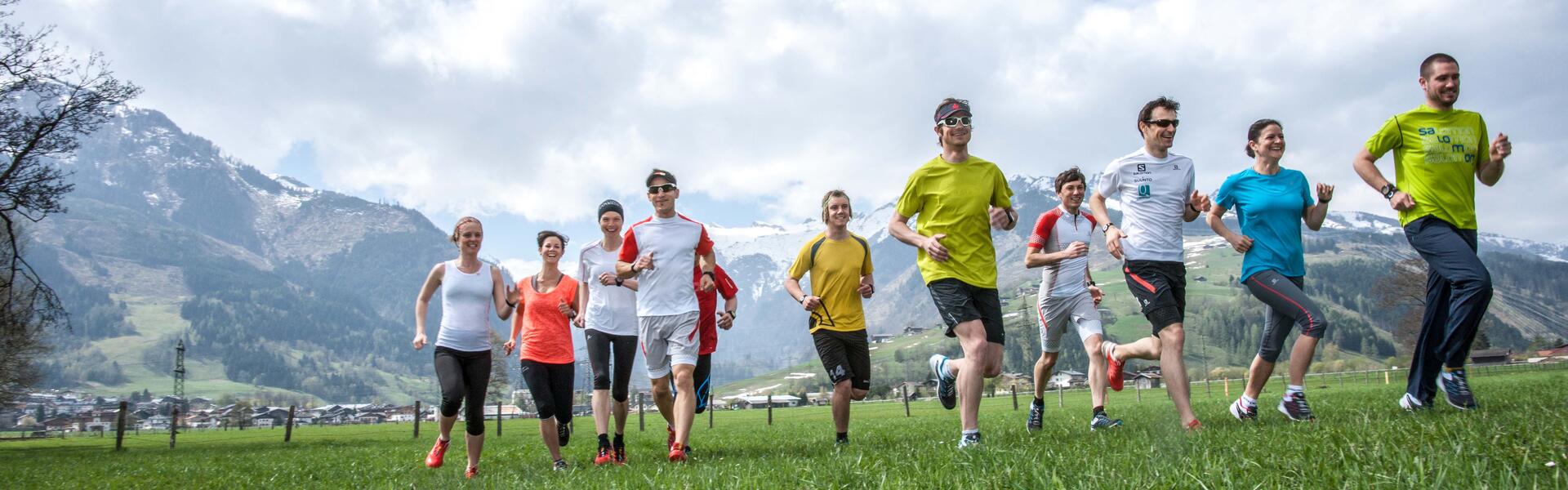 running group sports holiday zell am see-kaprun