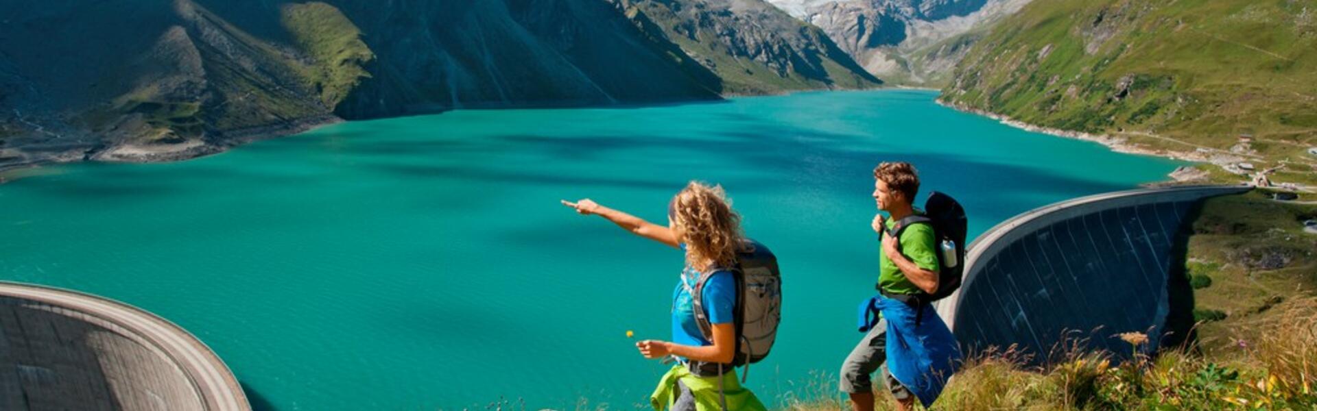 wanderung stausee kaprun