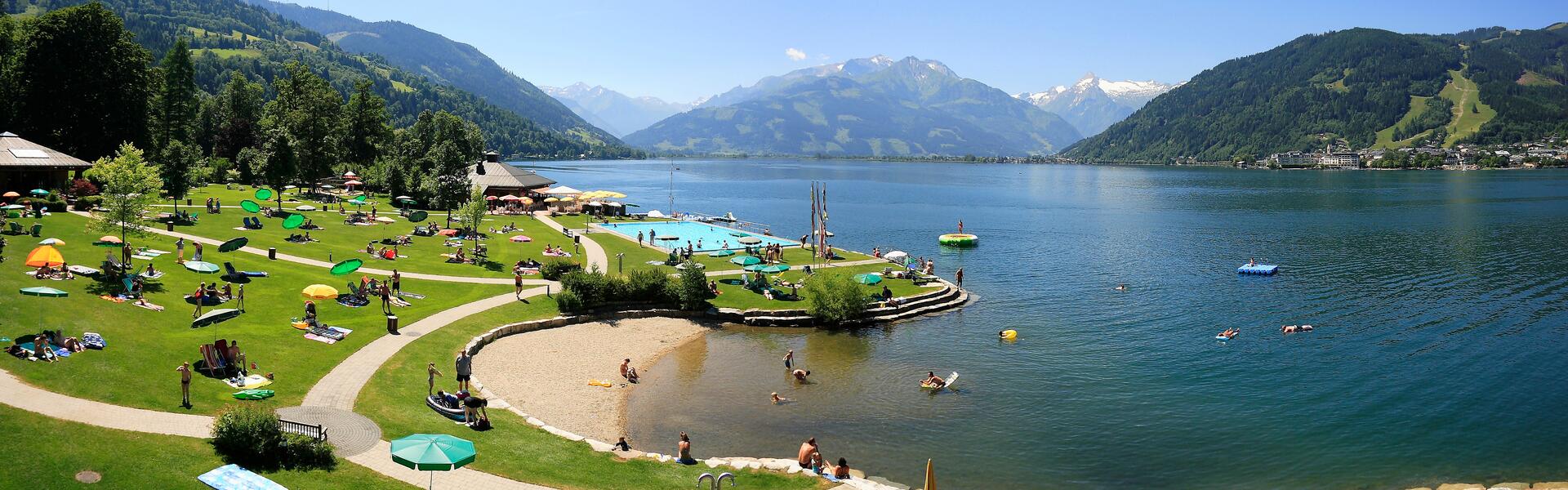 strandbad sommerurlaub kaprun österreich