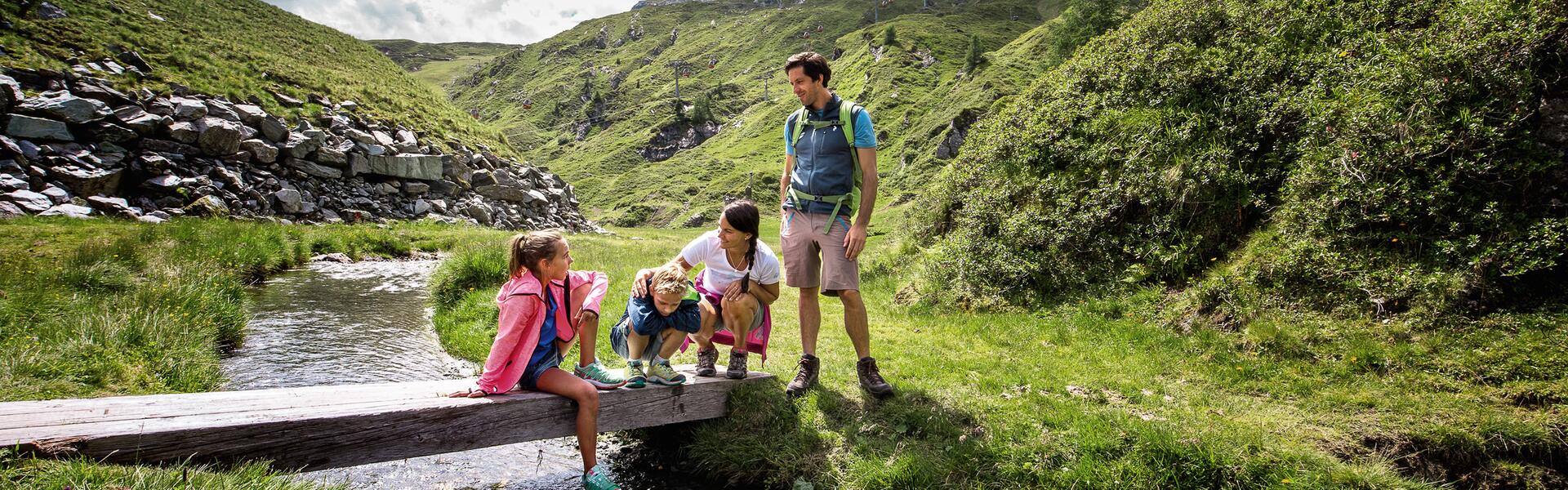 familie wandern kaprun