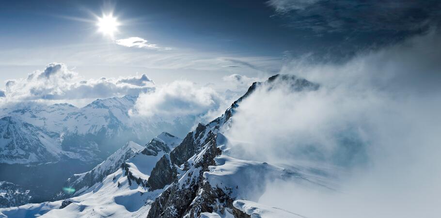kitzsteinhorn mountain winter peak