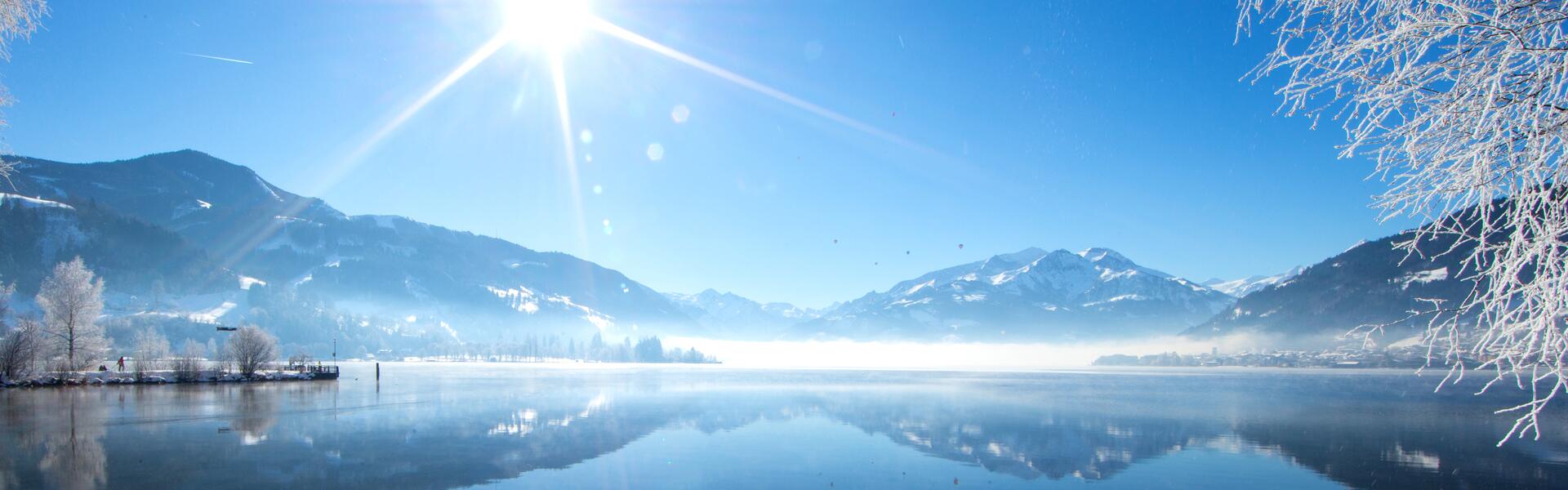 lake zeller see winter