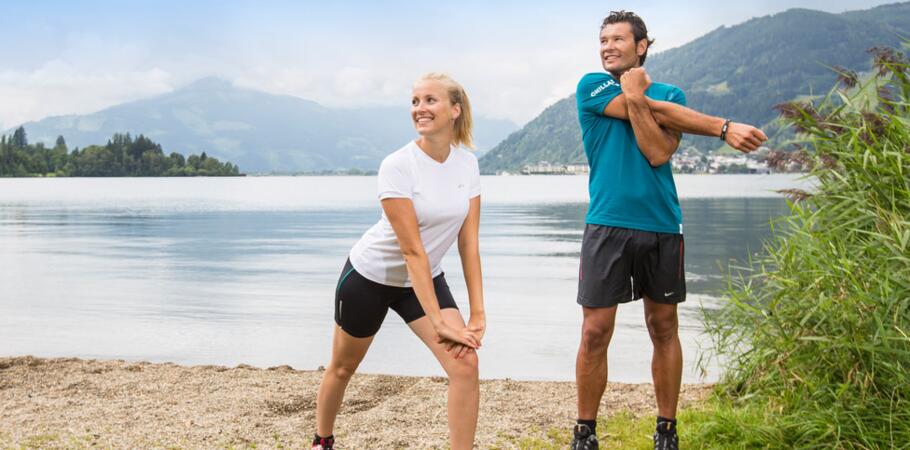 running summer holiday salzburger land