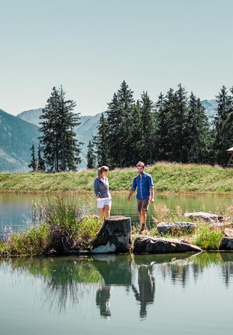 wanderung bergsee