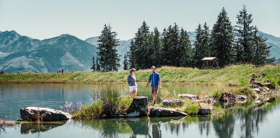 wanderung bergsee