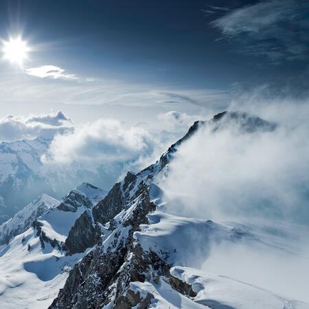 kitzsteinhorn winter spitze