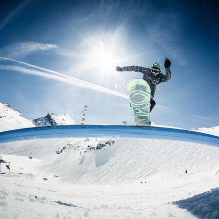 rail snowpark kitzsteinhorn