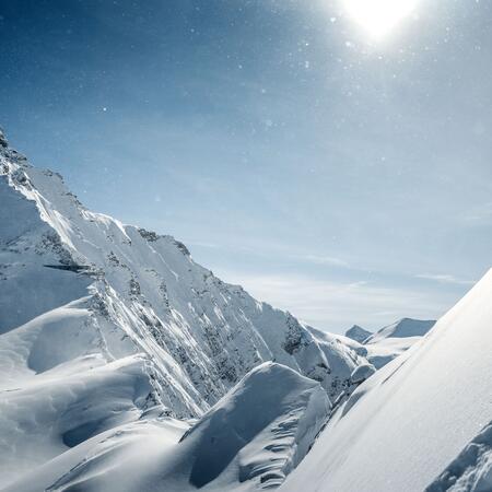 powder at the kitzsteinhorn