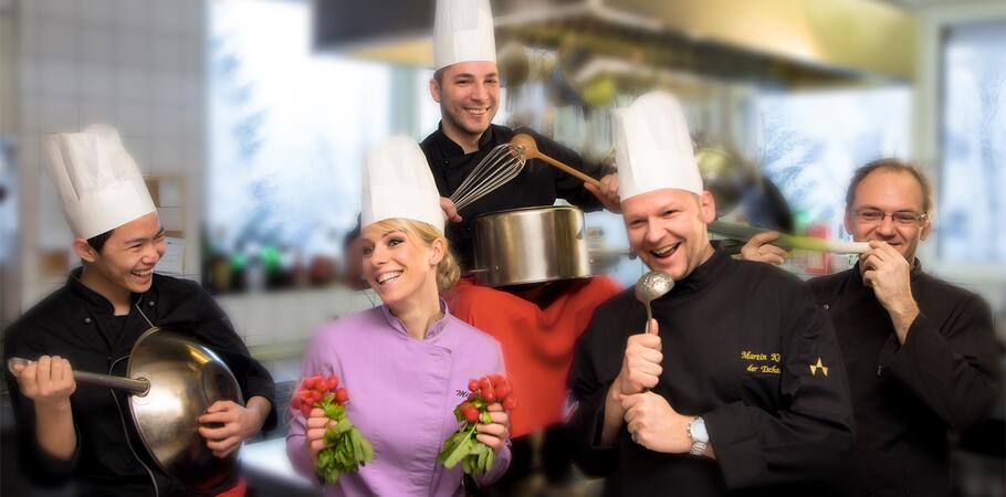 cooks at the Kaprunerhof