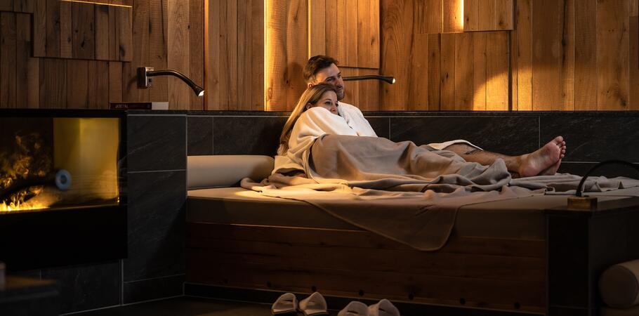 couples at the wellness hotel Kaprun