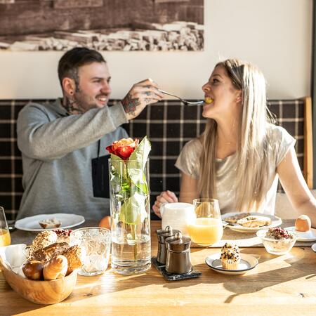 Frühstücken im Wellnessurlaub Kaprun