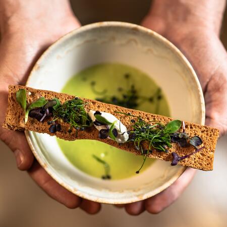 vegetarian cuisine in the hotel