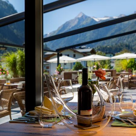 Sonnenterrasse mit Bergblick | © Oczlon