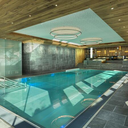 hotel indoor pool kaprun