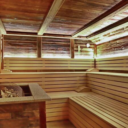 sauna in the wellness hotel Kaprun