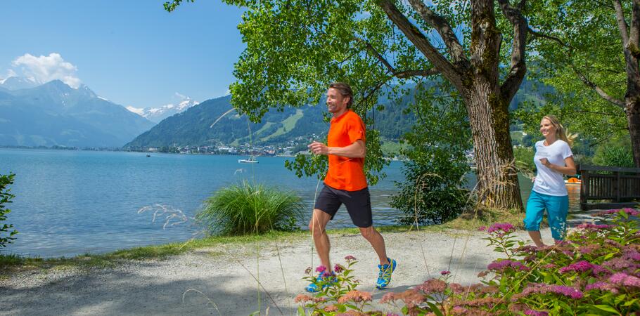 laufen seepromenade zeller see